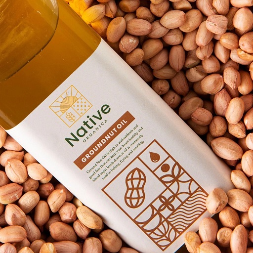 Wood Pressed Ground Nut Oil